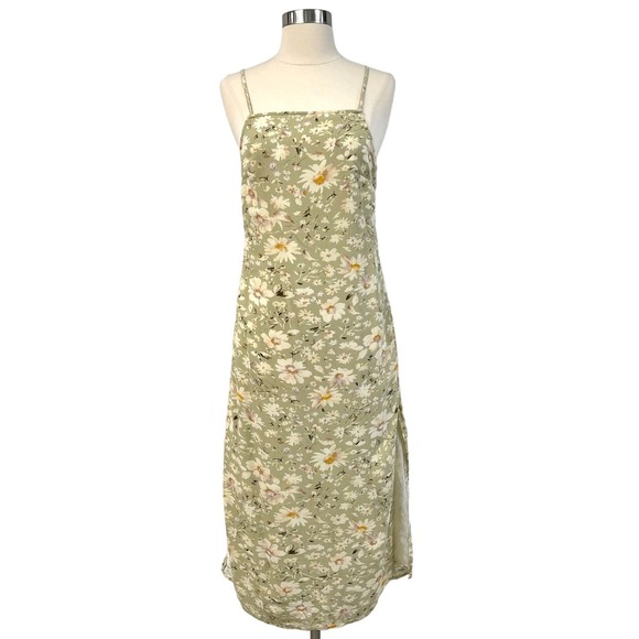 American Eagle Womens Midi Dress Size S Fairy Garden Cottagecore Floral Dainty - Picture 2 of 11